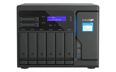 QNAP Desktop 8-Bay NAS/Iscsi IP-SAN, Intel Atom C5125 Processor, 8 GB DDR4 RAM