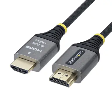 StarTech.com Ultra-Flexible HDMI 2.0 Cable for Easy Routing Through Dense Setups; Low-Memory