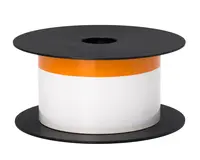 Brother International Corporat 2 in Wide TT Continuous 1/2IN Orange Header White Label (Use BMSLPR03XX Ribbons), image 3
