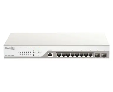 D-Link Systems D-Link Dbs 2000 Series Cloud Managed Nuclias 8 Port Gigabit POE Switch 130 W - 8