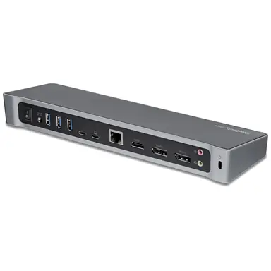 StarTech.com USB-C Dock 3 Video Outputs, 100W PD - 4X USB-a, 1X USB-C 5GBPS, NIC, Headset, K, image 6