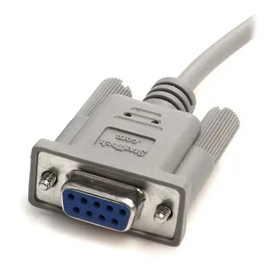 StarTech.com Transfer Files via Serial Connection - 10 ft Null Modem Cable - 10 ft Null Modem, image 6