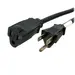 StarTech.com AC Power Extension Cord 3FT/1M 16AWG Power Supply Extension Cable NEMA 5-15R, image 5