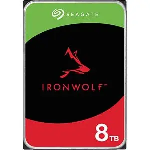 QNAP Seagate Ironwolf 8TB NAS HDD-3.5 Inch SATA 6GB/S 7200 RPM 256MB Cache for RAID N