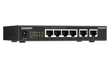 QNAP Desktop Unmanaged Switch, 4-Port 2.5GBPS Auto Negotiatio, image 7