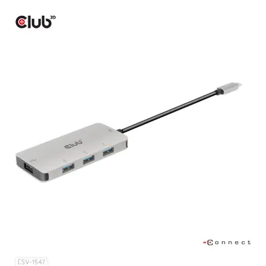 Club 3D B.V USB GEN2 Type-C to 4X USB Type-A Ports Hub Which Adds Four USB Type-A Ports to, image 6