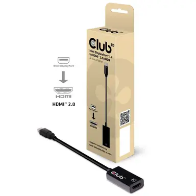 Club 3D B.V Mini Display Port 1.4 Male to HDMI 2.0 Female 4K 60HZ UHD/ 3D Active Adapter - H, image 6