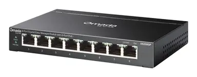 Omada Networks by TP Link Omada 8-Port Gigabit Easy Managed Switch with 8-Port PoE+ Port: 8 Gigabit PoE+, image 7
