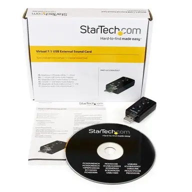 StarTech.com Turn a USB Port into a Virtual 7.1 Channel Sound Card - USB Sound Card - USB, image 8