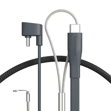 Bouncepad North America Reinforced Cable - Core Range Only - USB-C to USB-C - Black