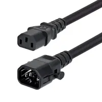 StarTech.com 10 ft Heavy Duty Power Extension Cord W/Locking IEC 60320 C14 and C13 Connectors, image 3