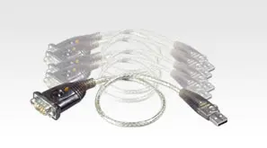 Aten Serial Adapter - External - USB - USB; RS-232