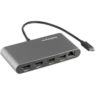 StarTech.com Thunderbolt Mini Dock - 40GB Video & Data/Dual Monitor HDMI 4K 60HZ/2X USB-a, image 8