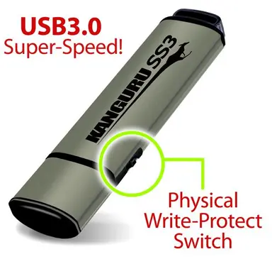 Kanguru SS3 USB3.0 W/ Write-Protect 64G, image 8