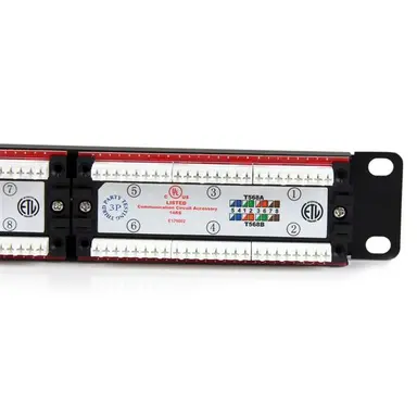 StarTech.com Patch Panel - Bronze - Blackorganize up to 24 Cat6 Patch Cables - 110 Type Patch, image 8