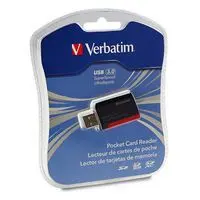 Verbatim Americas Pocket Card Reader, USB 3.0 - Black, image 8