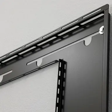 Chief Manufacturing 65INCH Portrait On-Wall Kiosk W/ Glass Blk, image 6