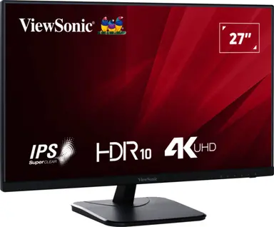 ViewSonic 27 in 4K IPS Monitor with HDMI, DisplayPort, 3840 × 2160 Resolution., image 3