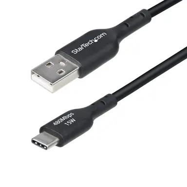 StarTech.com 3 ft (91CM) USB-a to USB-C Charging Cable, Charge & Sync, 3A, USB 2.0, Tpe Jacket, image 4