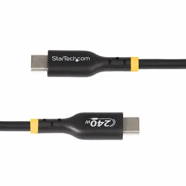 StarTech.com 10 ft (3M) USB-C Charging Cable, Charge & Sync, 240W (5A) PD Epr, USB 2.0 Laptop, image 8