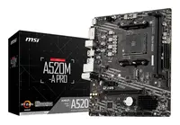 MSI Computer A520M-A Pro - Matx - Support 3RD Gen AMD Ryzen Desktop Processors and AMD RYZEN4, image 3
