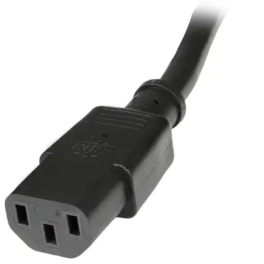 StarTech.com 10 ft (3M) Heavy Duty Extension Cord W/ IEC 60320 C14 to C13 Connectors; 125V at, image 8