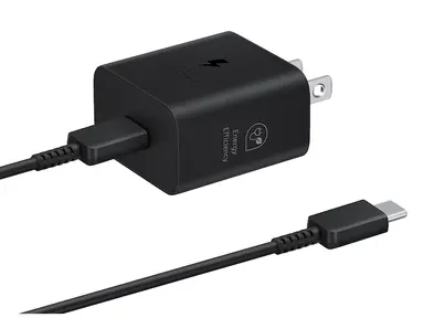 Samsung Electronics America 25W Travel Adapter with Cable - Black