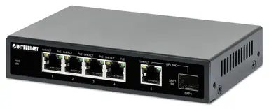 5-PORT Gigabit Ethernet POE+ Switch with Sfp Port
