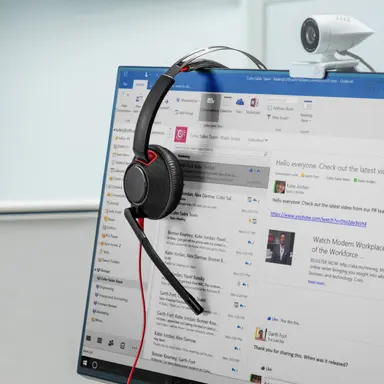 HP Poly Blackwire 5220 Stereo USB-C Headset +3.5MM Plug +USB-C/A Adapter, image 5