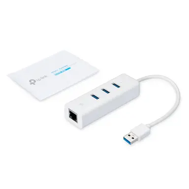 Omada Networks by TP Link USB 3.0 Type-a to Gigabit Ethernet Network Adapter with 3-Port USB 3.0 Type-a HU, image 7