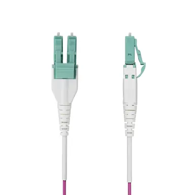 StarTech.com 10M (33 ft) LC to LC (UPC) OM4 Multimode Fiber Optic Cable, Erika Violet, 50/125, image 6