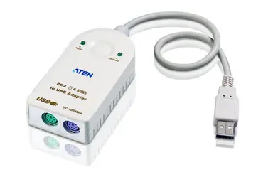 Aten PS/2 to USB Adapter - USB Type A Left Connector - Male Left Gender - 6 Pin Mini, image 4