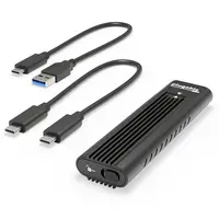 Plugable Technologies USB C to M.2 NVMe Tool-Free Driverless Enclosure USB C &thunderbolt 3 Compatible, image 3