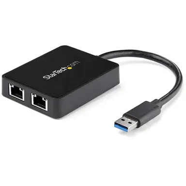 StarTech.com Add Two Gigabit Ethernet Ports and a USB 3.0 Pass-Through Port to Your Laptop TH, image 4