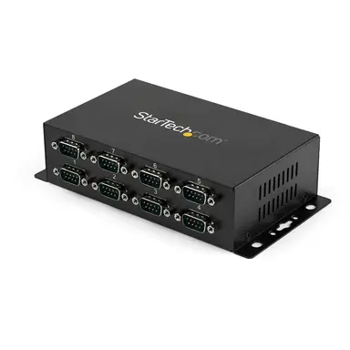 StarTech.com Add 8 Din Rail-Mountable RS232 Serial Ports to Any System Through USB - 8-Port U