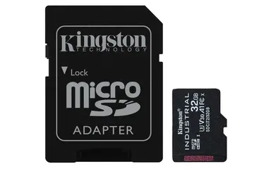 Kingston 32GB Microsdhc Industrial C10 A1 Pslc Card + SD Adapter