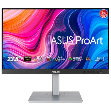 ASUS Proart 23.8 in 1920 × 1080 Professional Monitor Speakers Calman Verified HD