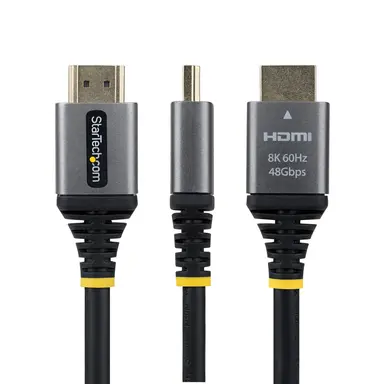 StarTech.com HDMI 2.1 Cable Delivers 8K60HZ/4K120HZ W/HDR10+; Certified Ultra High Speed HDMI, image 7
