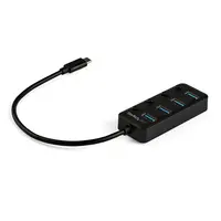 StarTech.com Bus-Powered 4-Port Hub with Individual Port Switches - USB-C to 4X USB Type-a PO, image 3