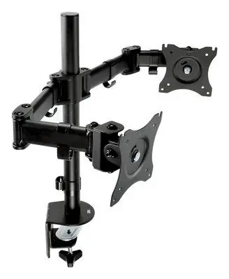 3M Display Materials And Syste The 3M Dual Monitor Mount Frees up Valuable Desk Space And Bring Your Monitor to