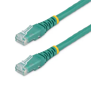 StarTech.com 1 ft Cat6 Ethernet Cable Green Cat 6 PoE, image 4