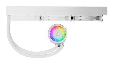 Arctic Cooling Liquid Freezer Iii Pro 420 a-RGB (White) : All-in-One CPU Water Cooler with 420M, image 7