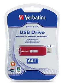 Verbatim Americas USB 2.0 Flash Drive 64GB Store N Go, image 4