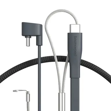 Bouncepad North America Reinforced Cable - Core Range Only - USB-C to USB-C - Black, image 2
