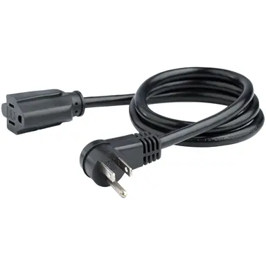 StarTech.com AC Power Extension Cord 3 ft (0.9 m) 16AWG Power Supply Extension Cable NEMA 5-15R, image 8