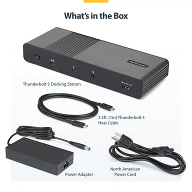 StarTech.com Thunderbolt 5 Certified, USB4 Universal Dock with Driverless Compatibility in WI, image 7