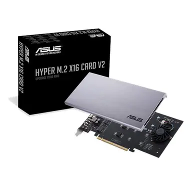 ASUS The ASUS Hyper M.2 X16 Card IS Designed Specifically for Intel Virtual RAID ON C