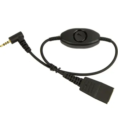 Jabra QD to 2.5MM TRRS W. Answer BTN, image 4