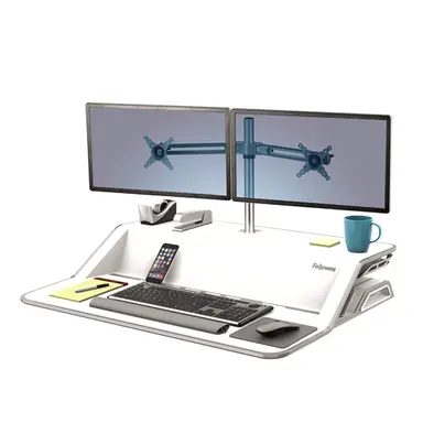 Fellowes Lotus Dual Monitor Arm Kit, image 8