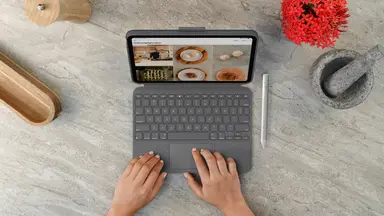Logitech Combo Touch for iPad 10.9 in (10TH Generation) - Oxford Gray, image 6